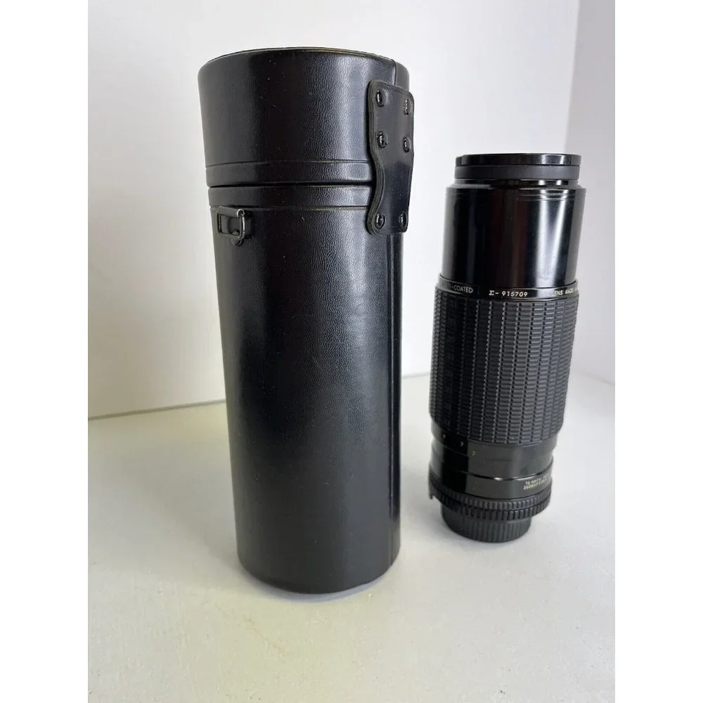 Sigma Zoom-8 Lens 1: 4-5 F=75-250mm Zoom Multi Coated Made In Japan 915709 Case
